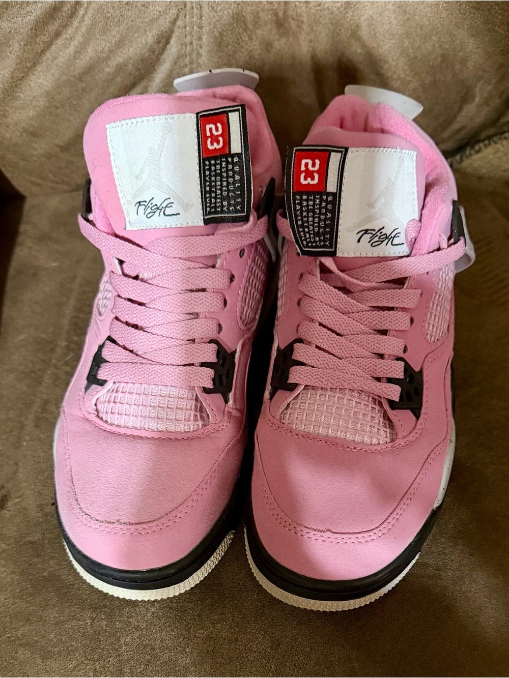 Nike Jordan 4 “Orchid”Mid-Top Retro Basketball Shoes - Unisex - Pink